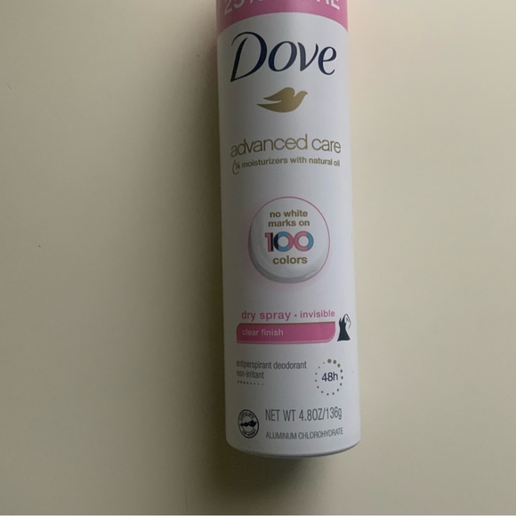 Dove Women's Invisible Dry Spray Antiperspirant Deodorant 4.8oz - Picture 2 of 6